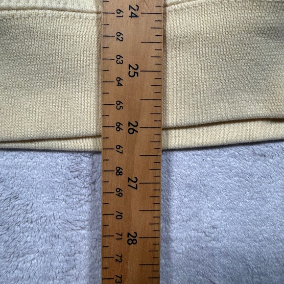 Vintage Nature Sweatshirt Mens XL Yellow Jan Taylor Native American Wolf - Picture 9 of 11